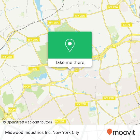 Mapa de Midwood Industries Inc
