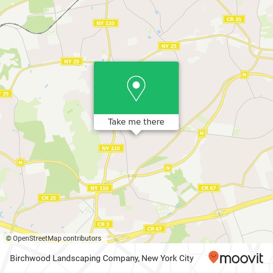Mapa de Birchwood Landscaping Company