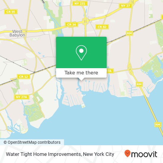 Mapa de Water Tight Home Improvements