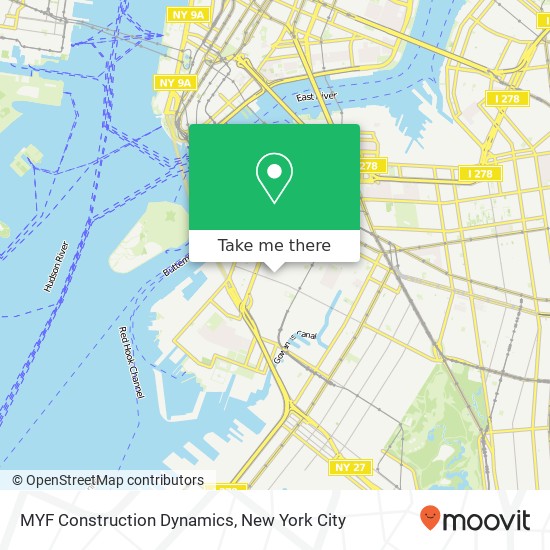 Mapa de MYF Construction Dynamics
