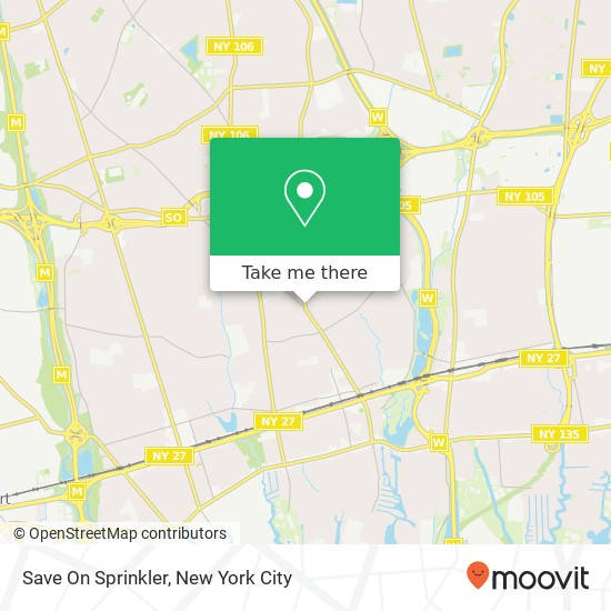 Save On Sprinkler map