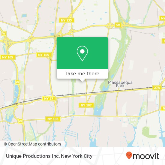 Unique Productions Inc map