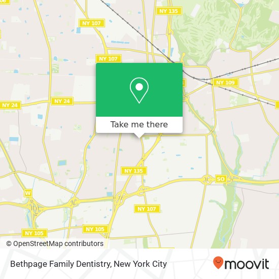 Bethpage Family Dentistry map