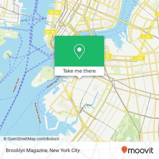 Mapa de Brooklyn Magazine