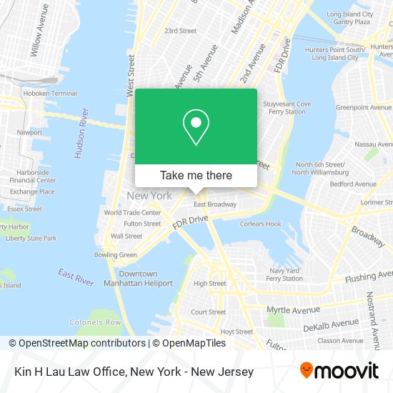 Kin H Lau Law Office map