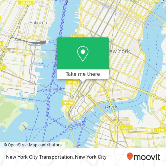 New York City Transportation map