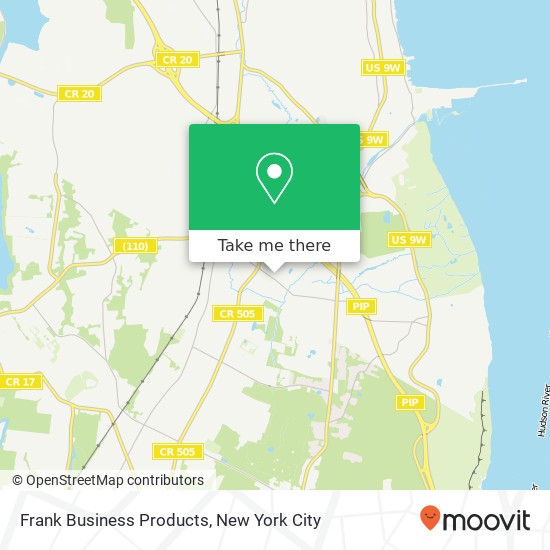 Frank Business Products map