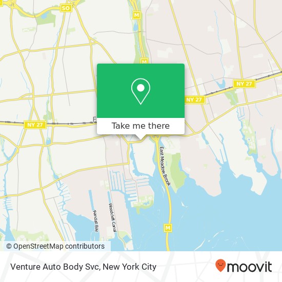 Venture Auto Body Svc map