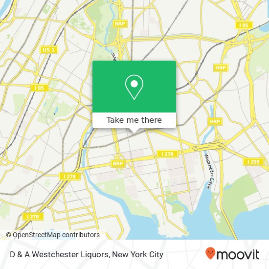 D & A Westchester Liquors map