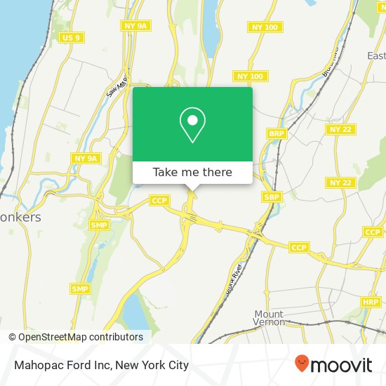 Mapa de Mahopac Ford Inc