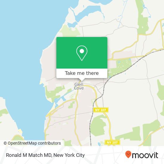 Ronald M Match MD map