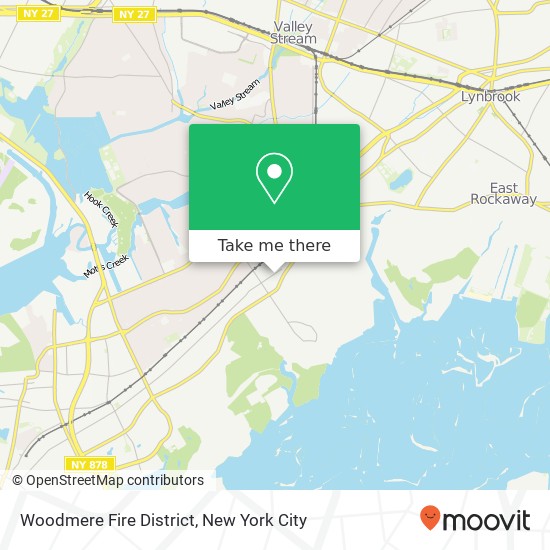 Woodmere Fire District map