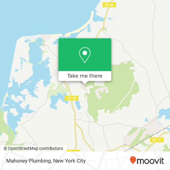 Mapa de Mahoney Plumbing