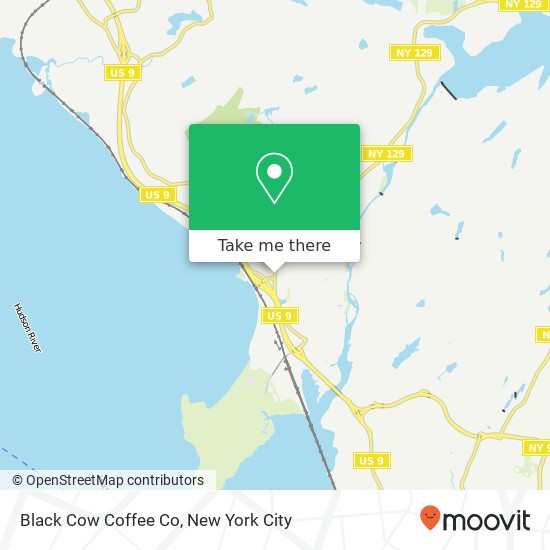 Mapa de Black Cow Coffee Co