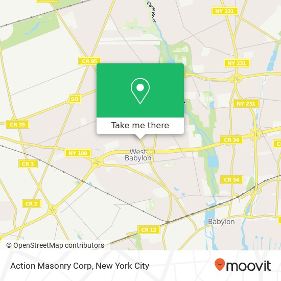 Mapa de Action Masonry Corp