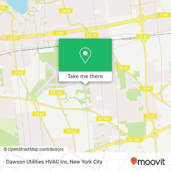 Dawson Utilities HVAC Inc map