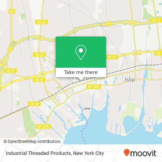 Industrial Threaded Products map