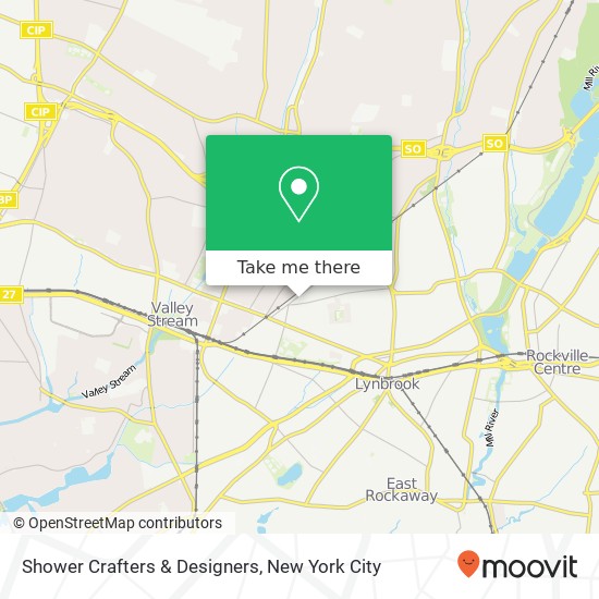 Shower Crafters & Designers map