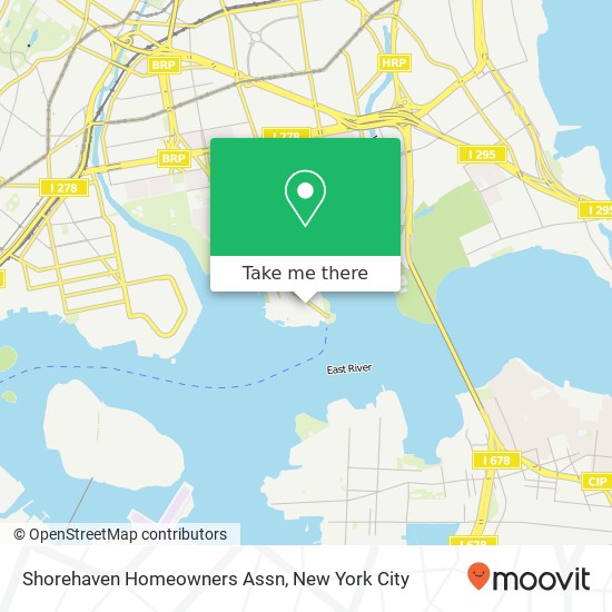 Mapa de Shorehaven Homeowners Assn