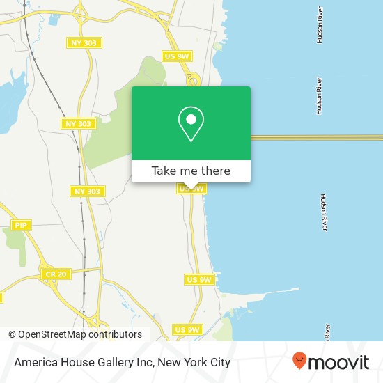 America House Gallery Inc map
