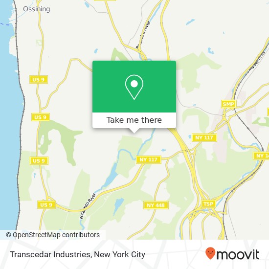 Transcedar Industries map