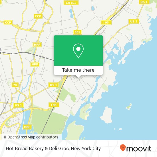 Hot Bread Bakery & Deli Groc map