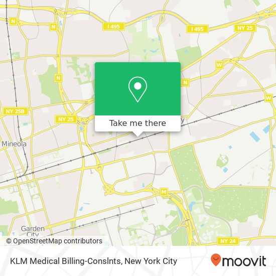 Mapa de KLM Medical Billing-Conslnts