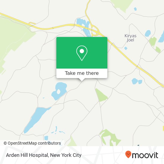 Arden Hill Hospital map