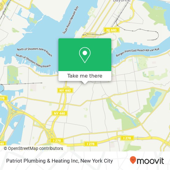 Patriot Plumbing & Heating Inc map