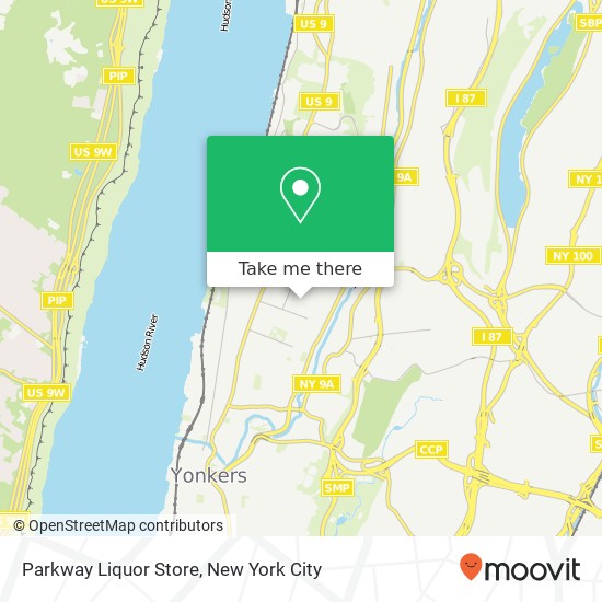 Mapa de Parkway Liquor Store