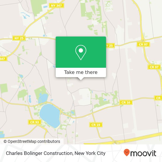 Charles Bolinger Construction map