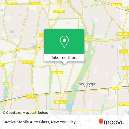 Active Mobile Auto Glass map