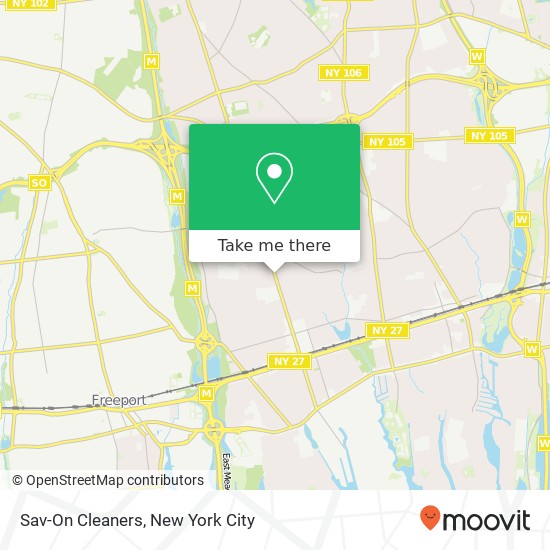 Sav-On Cleaners map