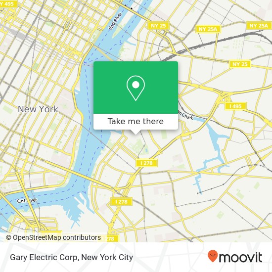 Mapa de Gary Electric Corp