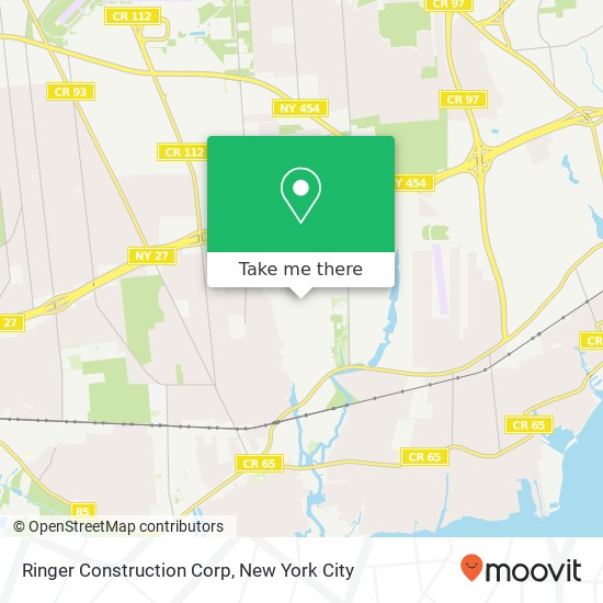 Mapa de Ringer Construction Corp