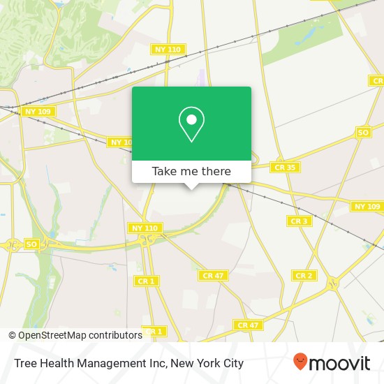 Tree Health Management Inc map