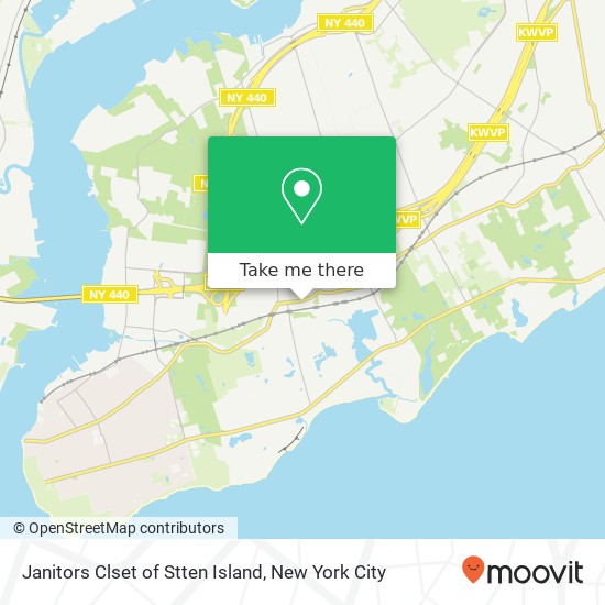 Mapa de Janitors Clset of Stten Island