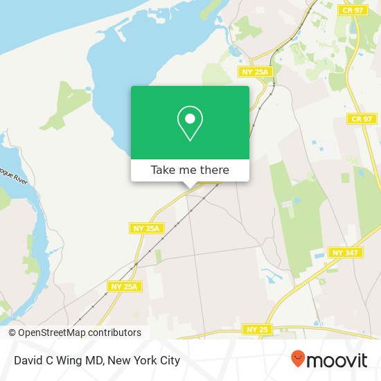 David C Wing MD map