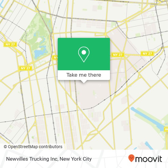 Newvilles Trucking Inc map