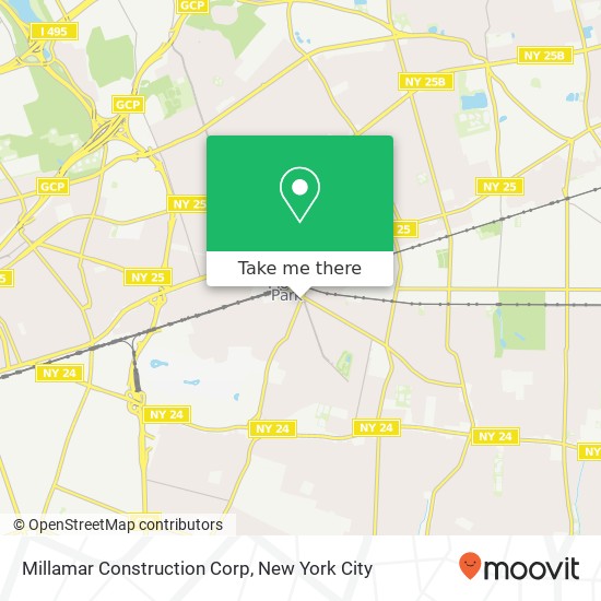 Millamar Construction Corp map