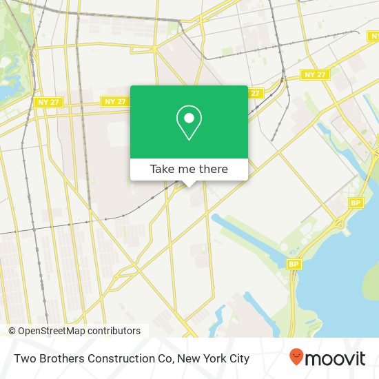 Two Brothers Construction Co map