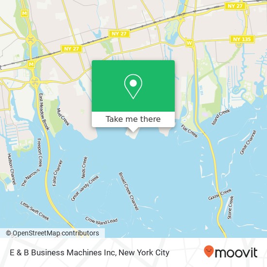 Mapa de E & B Business Machines Inc