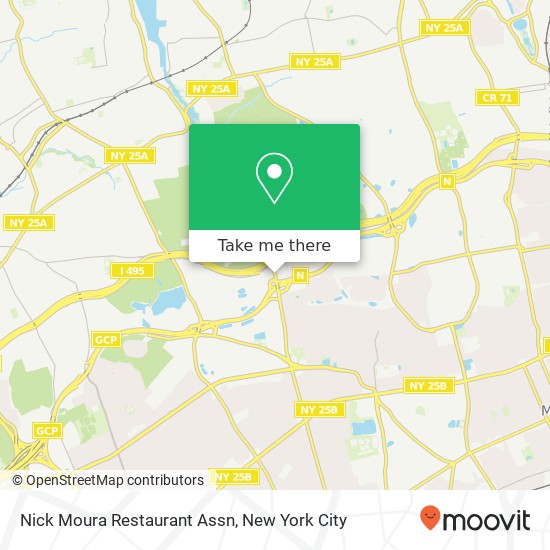 Nick Moura Restaurant Assn map