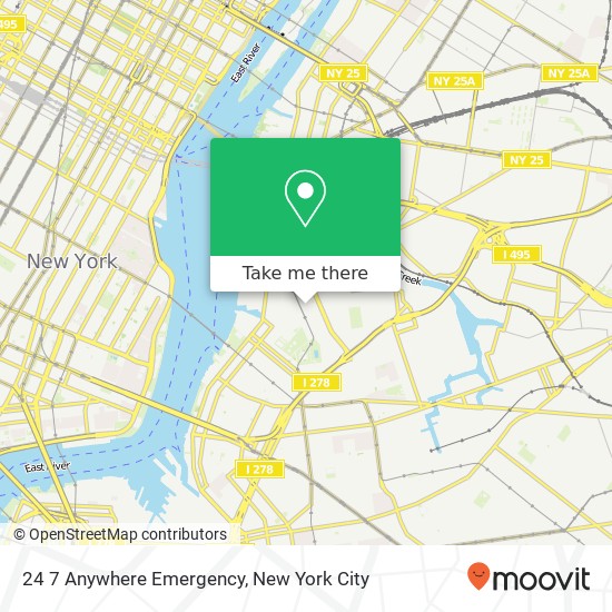 24 7 Anywhere Emergency map