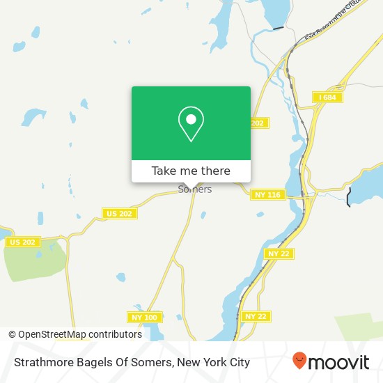 Strathmore Bagels Of Somers map