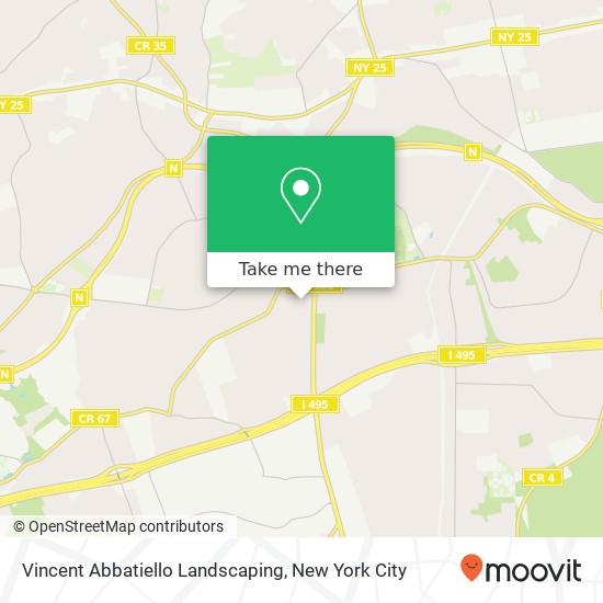 Vincent Abbatiello Landscaping map