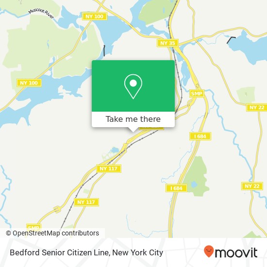 Mapa de Bedford Senior Citizen Line