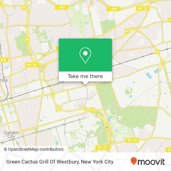 Green Cactus Grill Of Westbury map