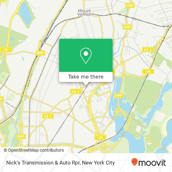 Nick's Transmission & Auto Rpr map