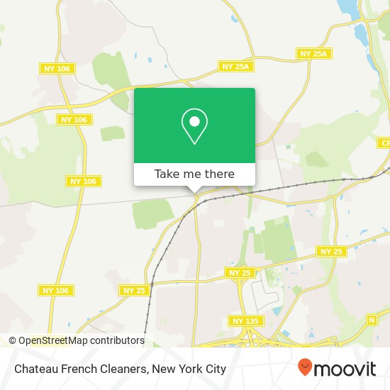 Chateau French Cleaners map